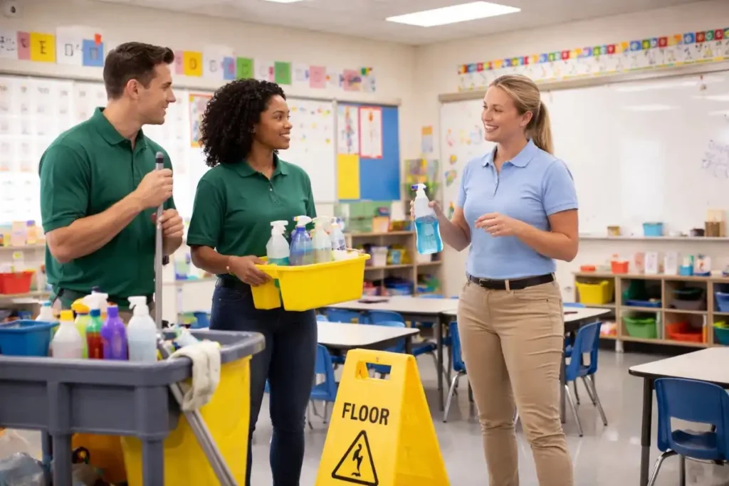 primary school cleaning