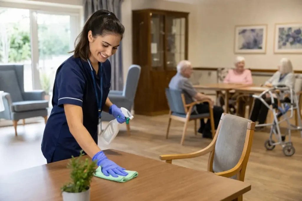 aged care facility cleaning services