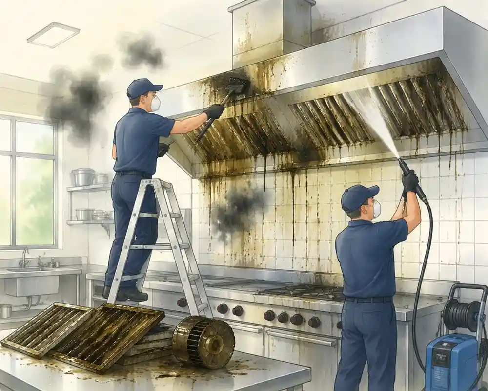 kitchen exhaust cleaning